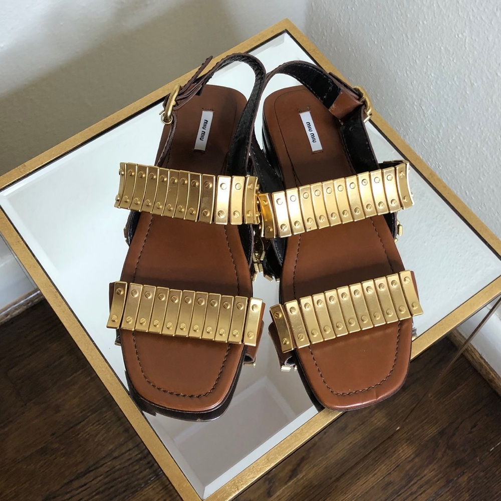 Miu Miu Gladiator Sandals for Summer